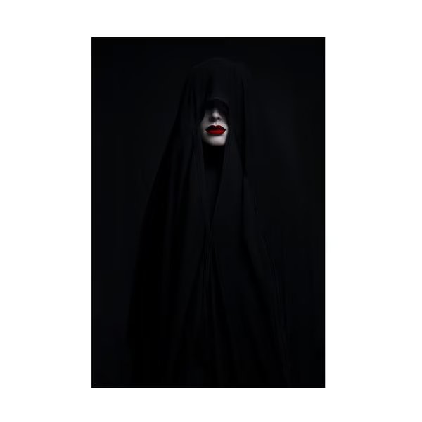 Fatima Cherkaoui 'Portrait' Canvas Art, 22x32, Trademark Fine Art, Mfr#: 1X14343-C2232GG